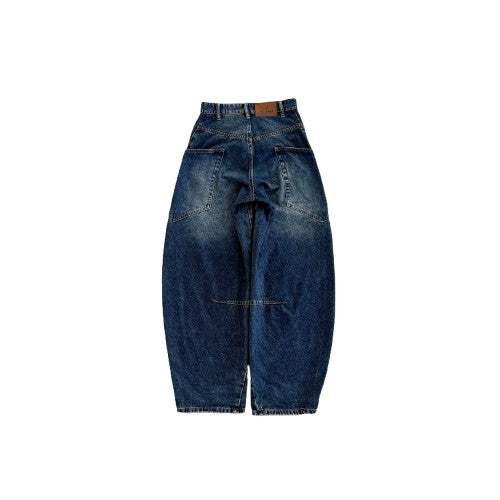 Curve denim pants