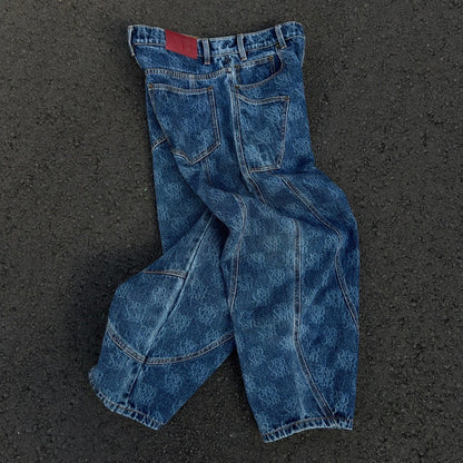 【Tier 4】Monogram Denim Pants