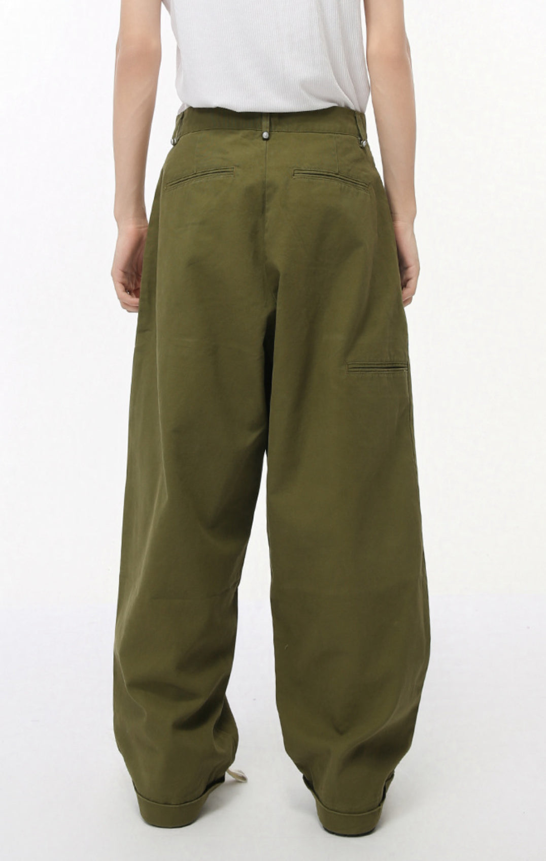 Wide straight pants #5235