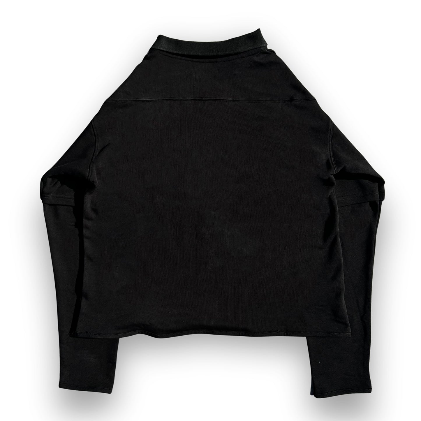 Cropped Embroidery Sleeve Tee