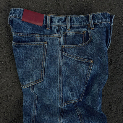 【Tier 4】Monogram Denim Pants