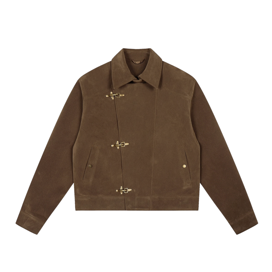 Suede Buckle Jacket