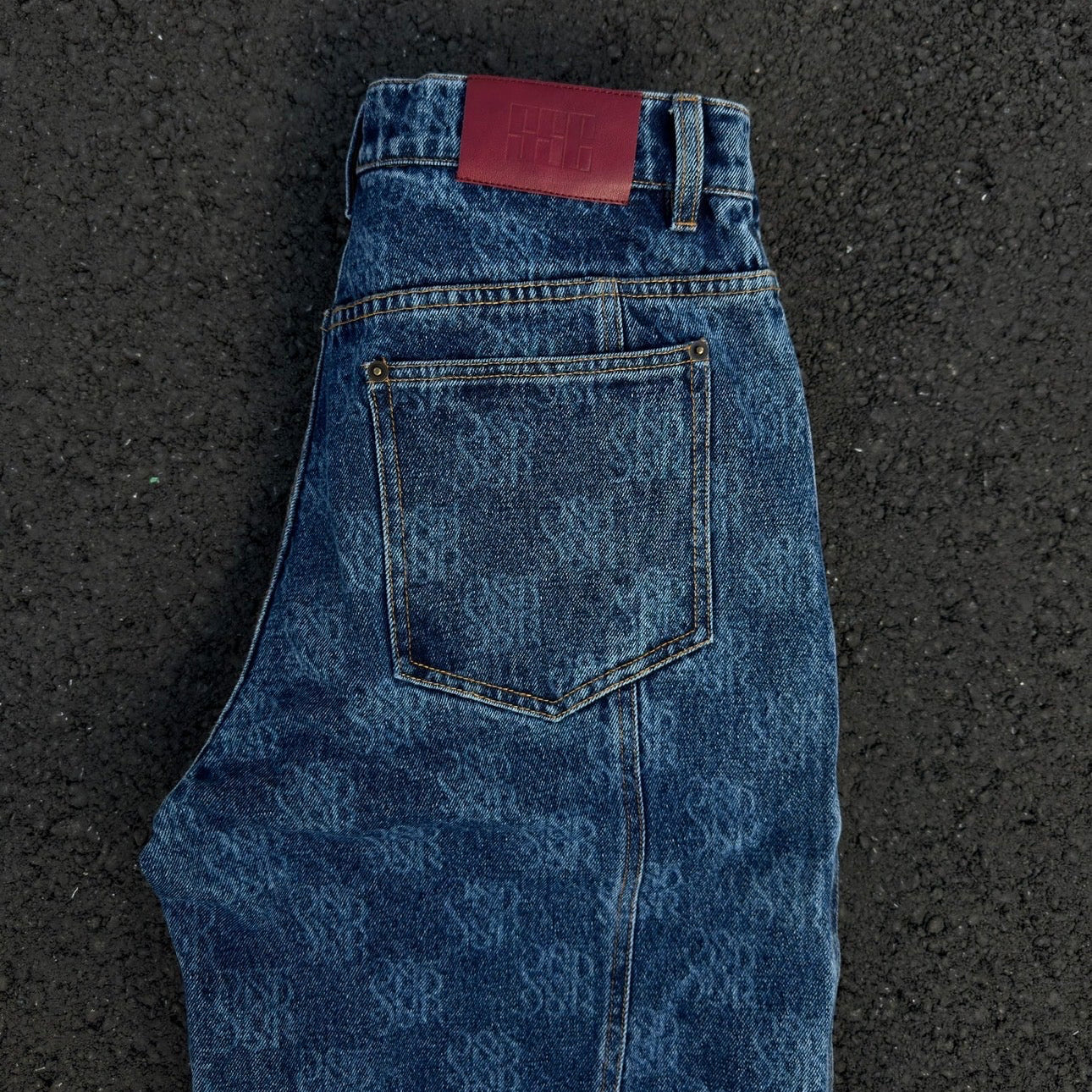 【Tier 4】Monogram Denim Pants