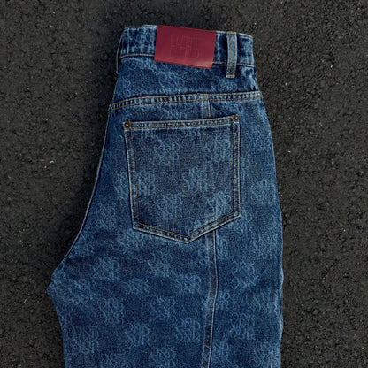 【Tier 4】Monogram Denim Pants