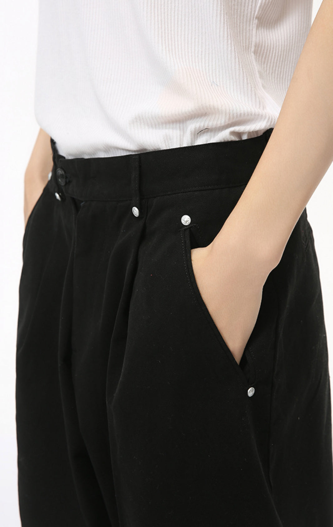 Wide straight pants #5235