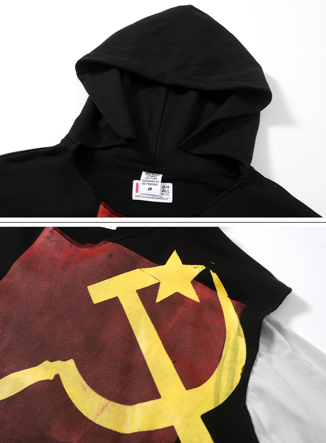 NOTHINGNESSWORLD 24FW OS design sweat-shirt