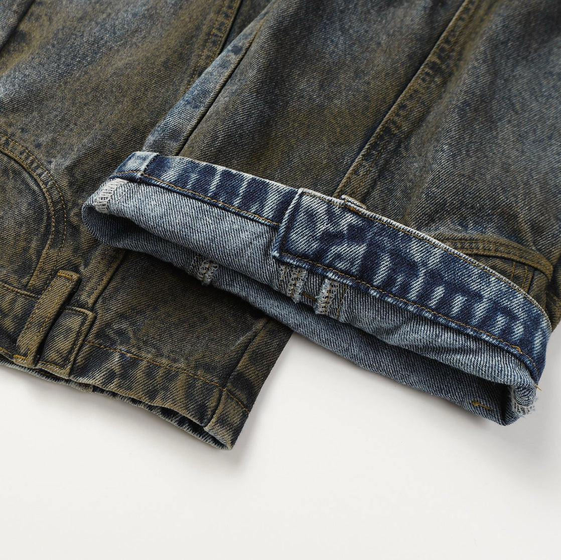 WM Dirty denim pants #022