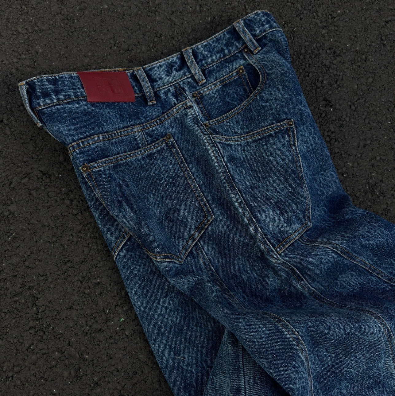 【Tier 4】Monogram Denim Pants