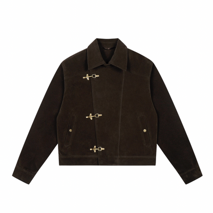 Suede Buckle Jacket