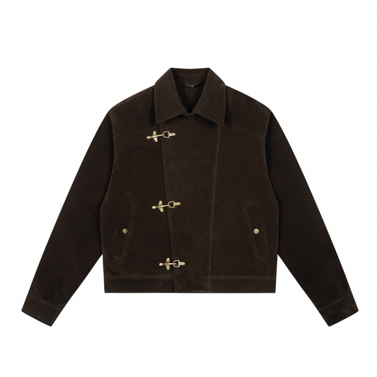 Suede Buckle Jacket