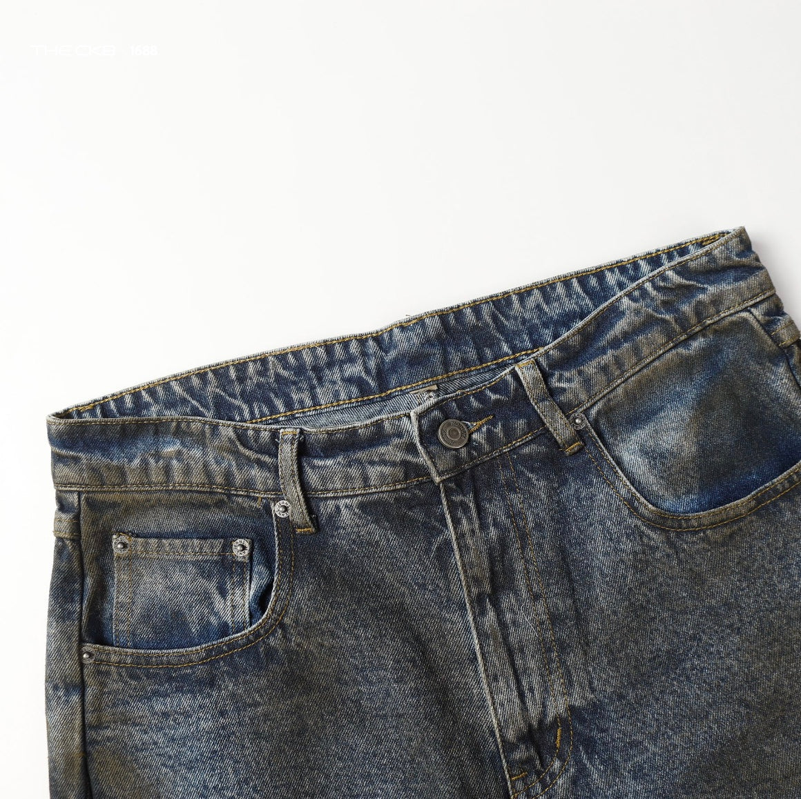 WM Dirty denim pants #022