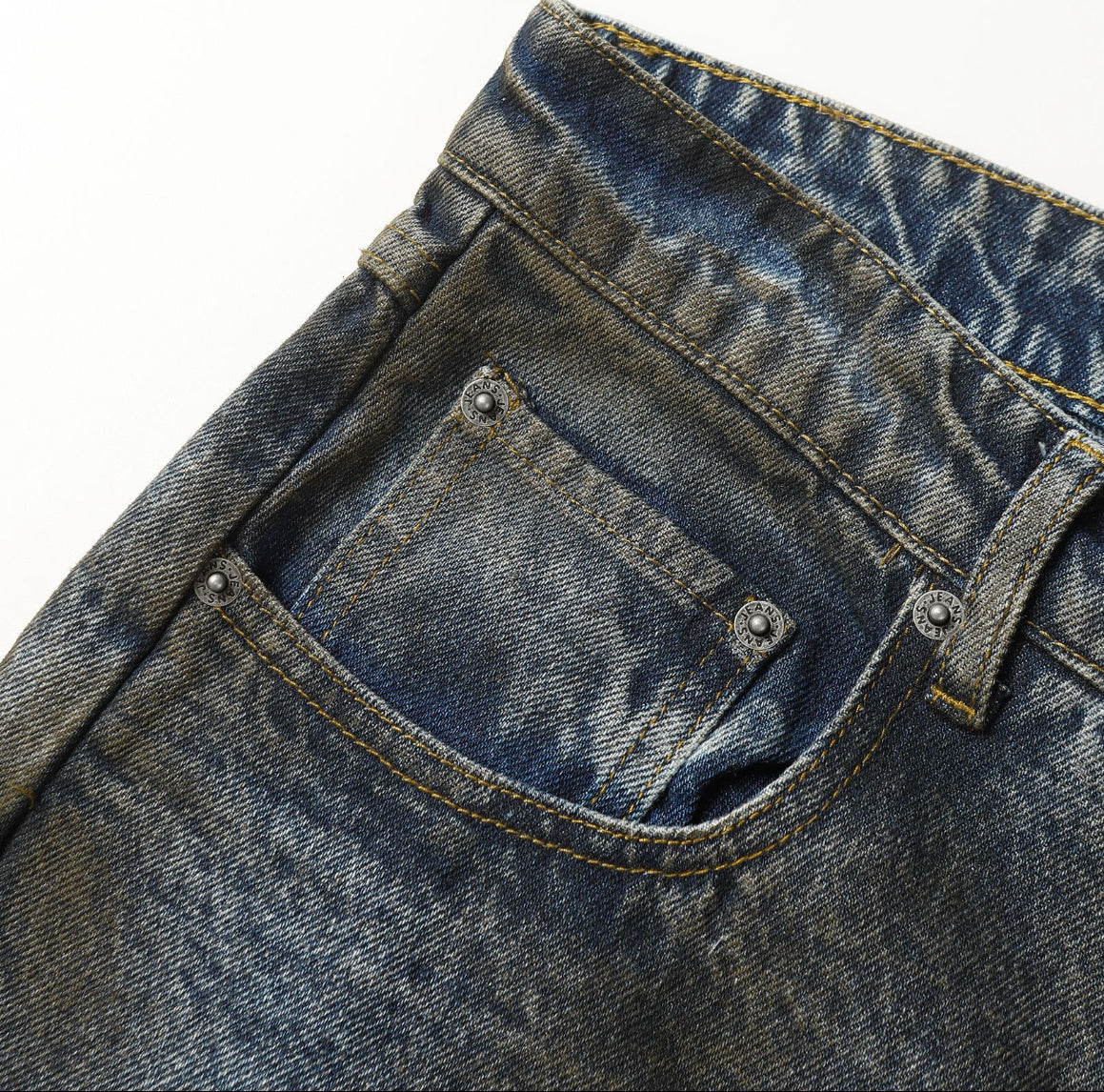 WM Dirty denim pants #022