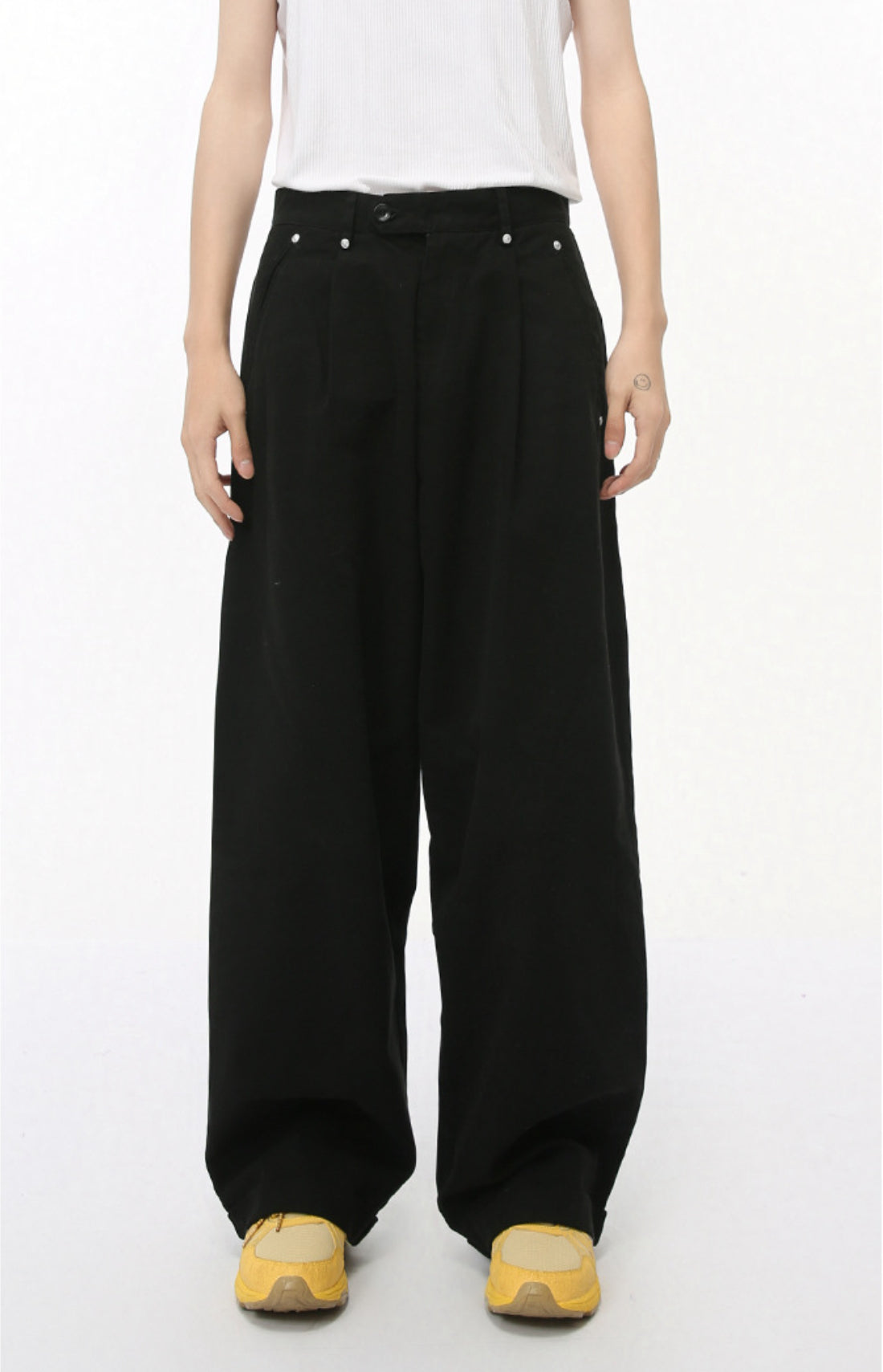 Wide straight pants #5235