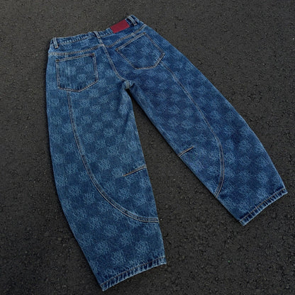 【Tier 4】Monogram Denim Pants