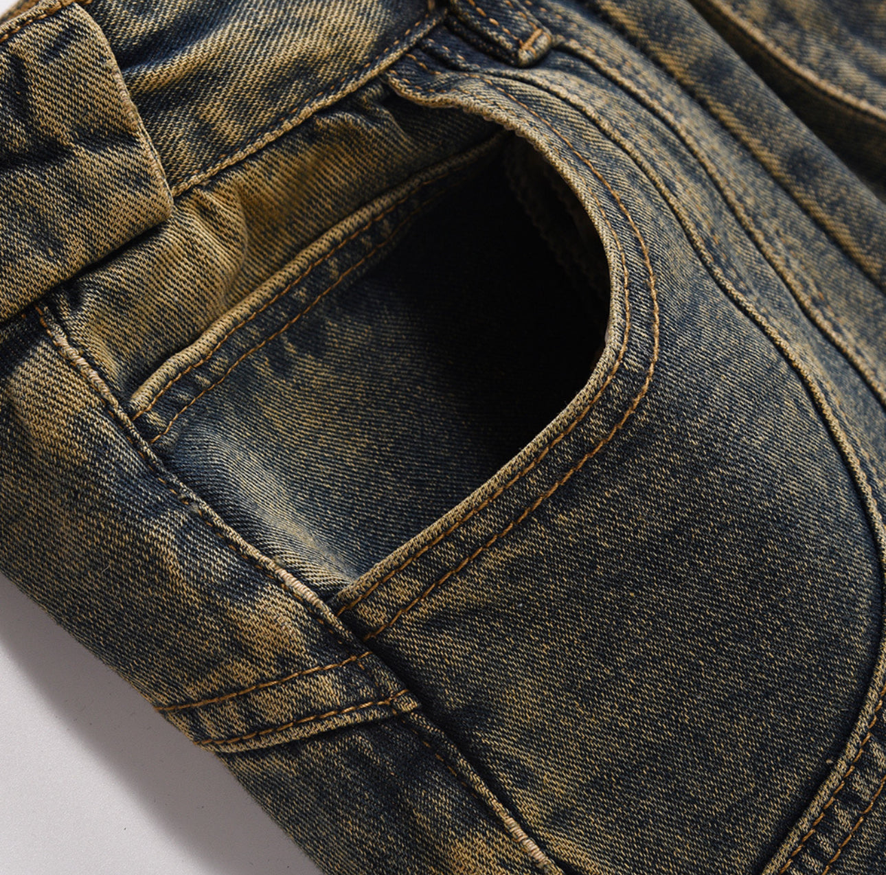 【予約商品】SSC stitch denim pants