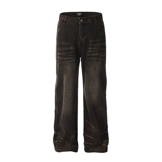 SSC dirty straight denim pants